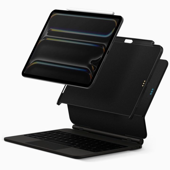 Planšetės dėklas iPad Air 13″ / Pro 13″ 2024 juodas Uniq Axel