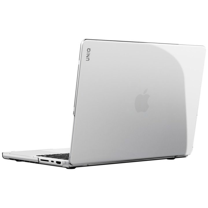 Nešiojamojo kompiuterio dėklas MacBook Pro 14″ skaidrus Uniq