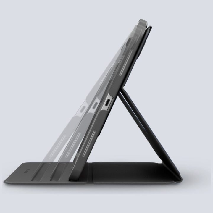 Planšetės dėklas iPad Air 13″ 2024 juodas magnetinis Uniq