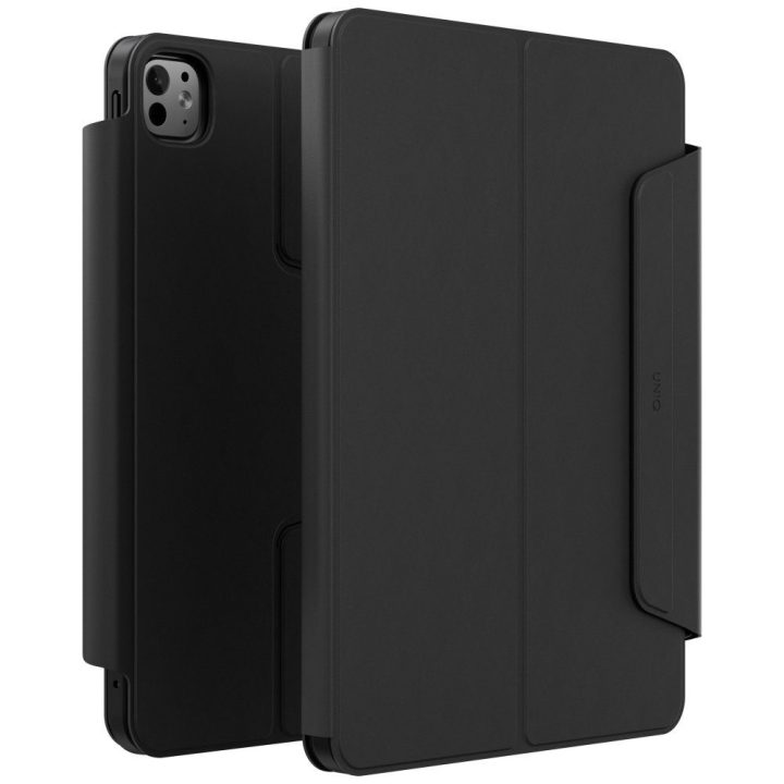 Planšetės dėklas iPad Pro 13″ (2024) juodas magnetinis Uniq