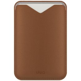 Telefono piniginė magnetinė ruda Uniq Lyden Evo