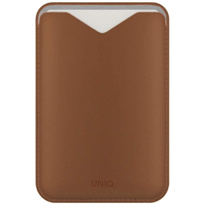 Telefono piniginė magnetinė ruda Uniq Lyden Evo