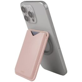 Magnetinė telefono piniginė rožinė Uniq Lyden Evo