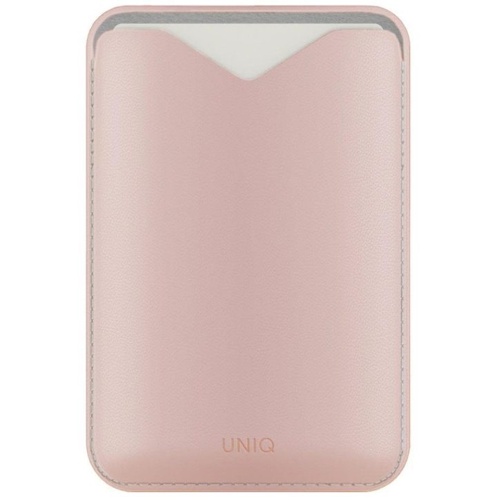 Magnetinė telefono piniginė rožinė Uniq Lyden Evo