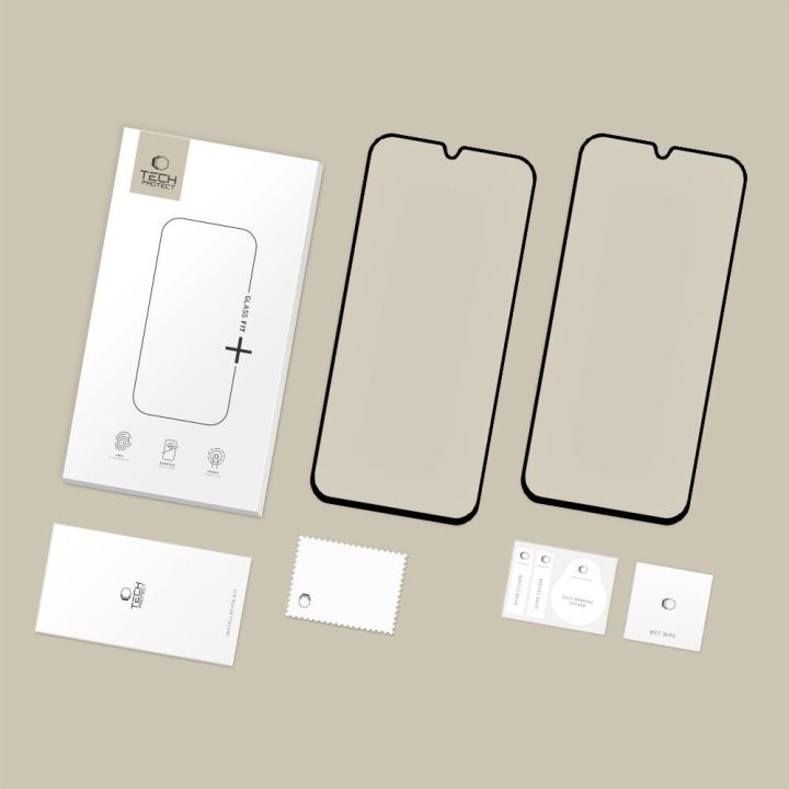 Grūdintas stiklas Samsung Galaxy A16/A17/A26 juodas 2 vnt.