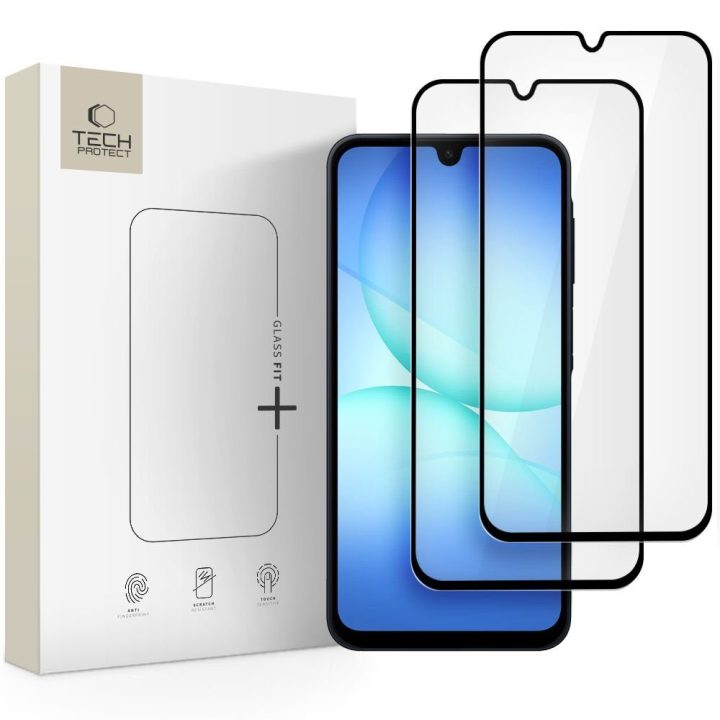 Grūdintas stiklas Samsung Galaxy A16/A17/A26 juodas 2 vnt.