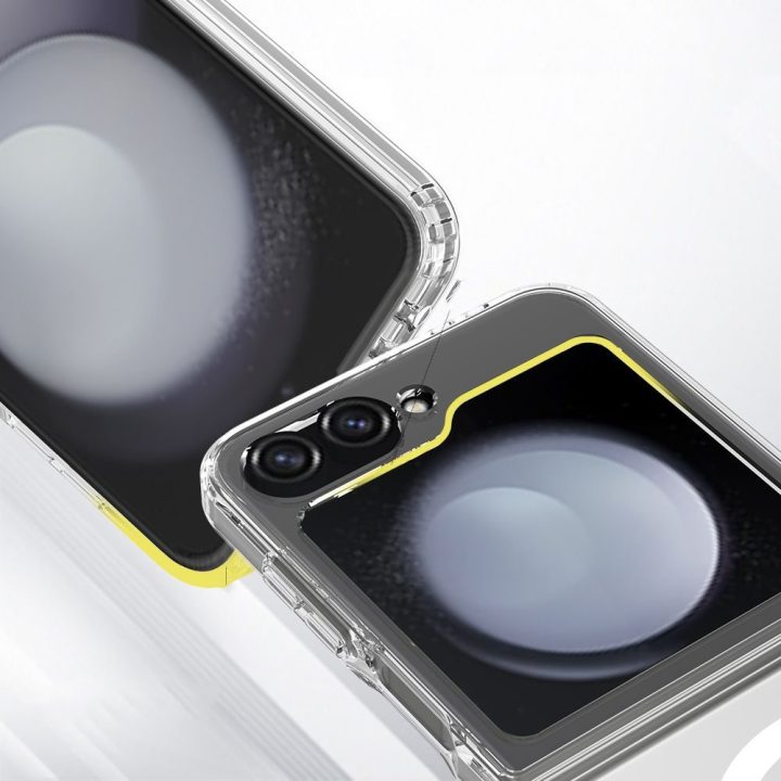 Telefono dėklas Samsung Galaxy Z Flip 6/7 FE skaidrus MagSafe FlexAir