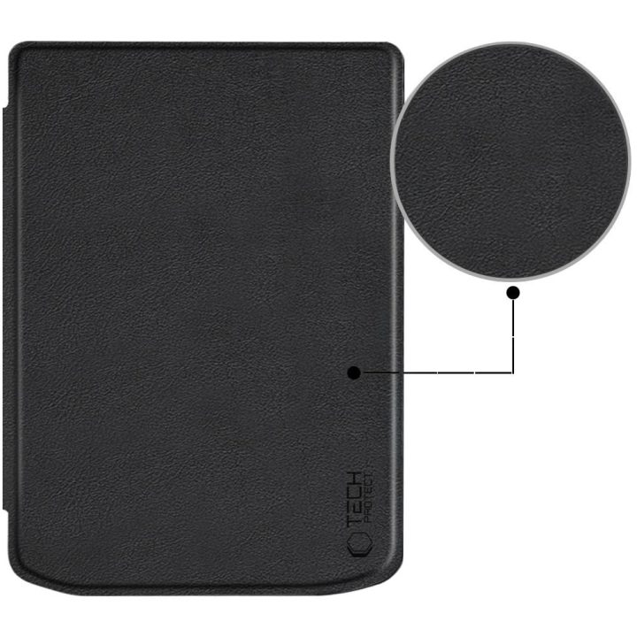 Planšetės dėklas PocketBook Verse/Pro/Lite juodas TechProtect
