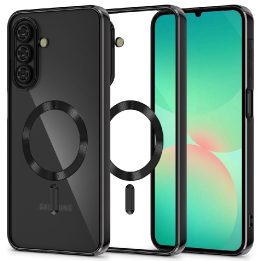 Telefono dėklas Samsung Galaxy A17 juodas magnetinis FlexAir