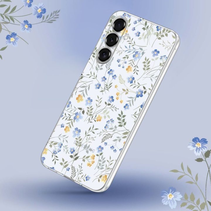 Telefono dėklas Samsung Galaxy A17 margintas gėlėmis