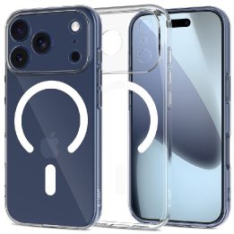 Telefono dėklas iPhone 17 Pro skaidrus MagSafe