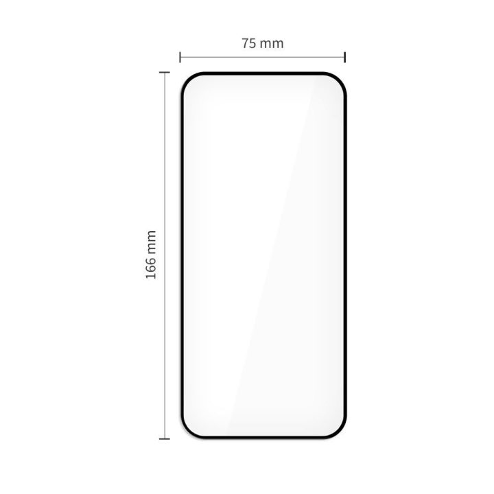 Grūdintas stiklas Xiaomi Redmi 15C / Poco C85 juodas 2 vnt.