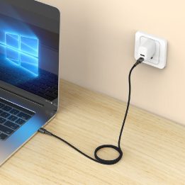 Įkrovimo laidas USB-C 100 W 200 cm