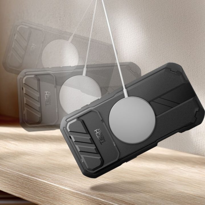 Telefono dėklas iPhone 17 Air juodas Kevlar MagSafe