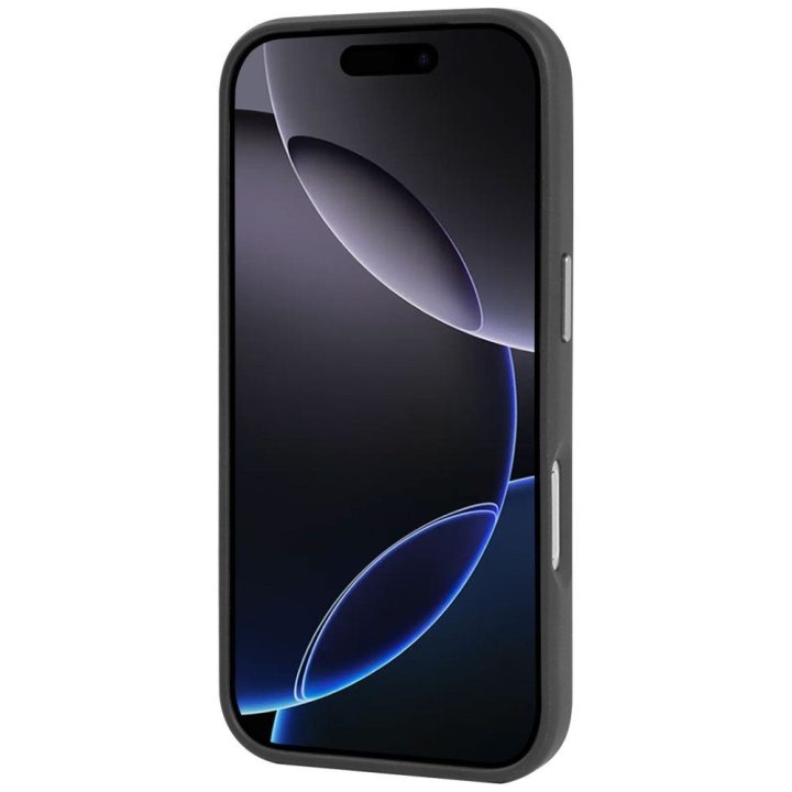 Telefono dėklas iPhone 17 Pro Max juodas eko oda MagSafe Audi