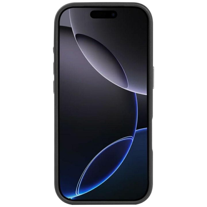 Telefono dėklas iPhone 17 Pro Max juodas eko oda MagSafe Audi
