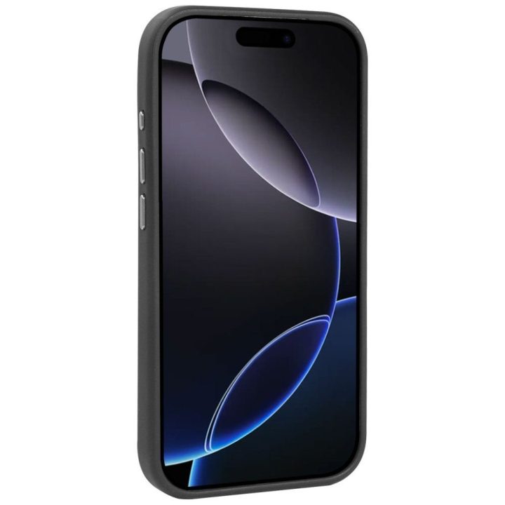 Telefono dėklas iPhone 17 Pro juodas eko oda (PU) MagSafe Audi TT