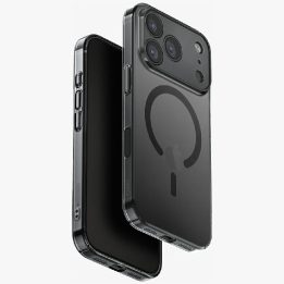 Telefono dėklas iPhone 17 Pro juodas MagSafe Uniq Airsuit