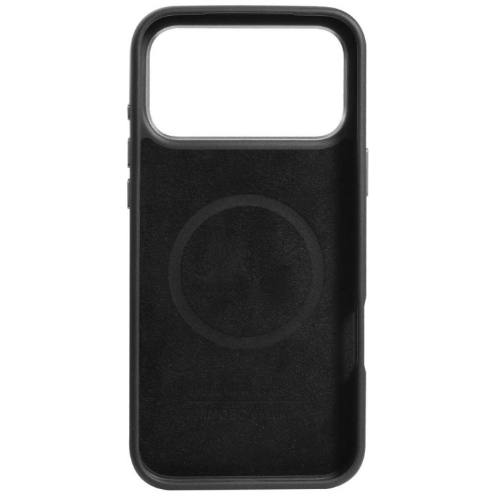 Telefono dėklas iPhone 17 Pro Max juodas anglies pluošto MagSafe Audi