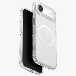 Telefono dėklas iPhone 17 Air skaidrus blizgus MagSafe Uniq