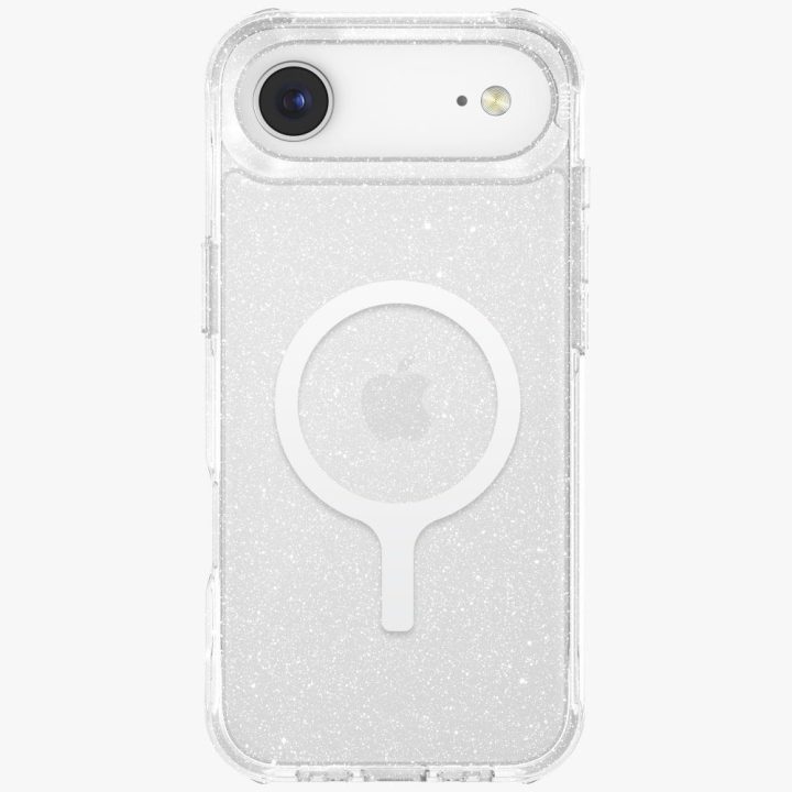 Telefono dėklas iPhone 17 Air skaidrus blizgus MagSafe Uniq