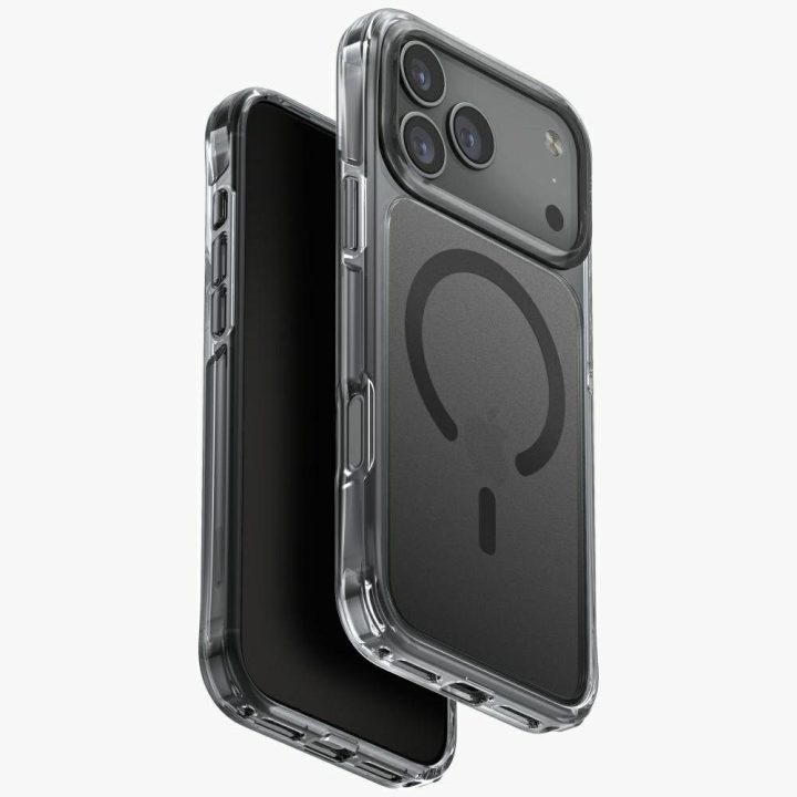 Telefono dėklas iPhone 17 Pro Max juodas MagSafe Uniq