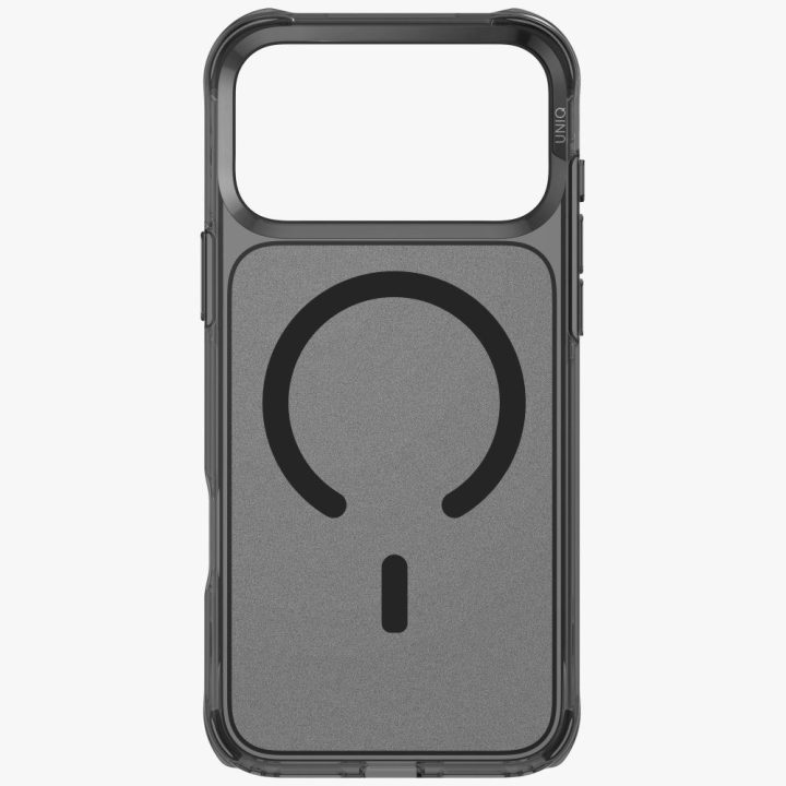 Telefono dėklas iPhone 17 Pro Max juodas MagSafe Uniq