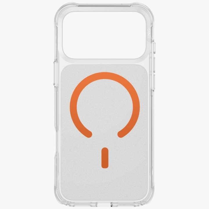 Telefono dėklas iPhone 17 Pro Max oranžinis MagSafe Uniq