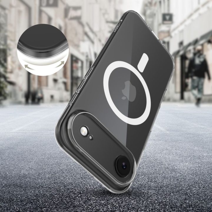 Telefono dėklas iPhone 17 Air skaidrus MagSafe