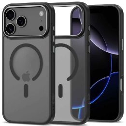 Telefono dėklas iPhone 17 Pro juodas matinis MagSafe