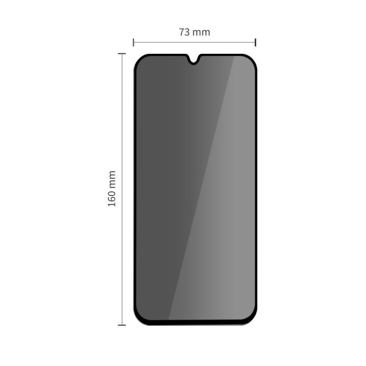 Grūdintas stiklas Samsung Galaxy A16/A17/A26 5G privatumo 2 vnt.