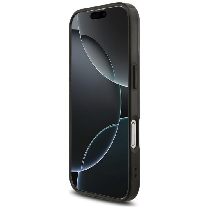 Telefono dėklas iPhone 17 juodas dvigubo sluoksnio MagSafe AMG