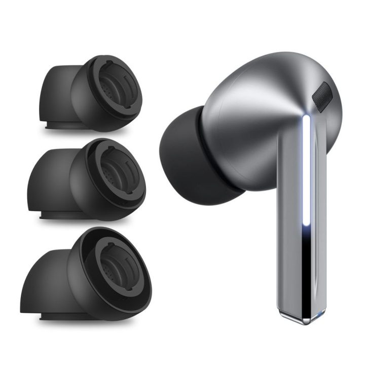 Ausinių antgaliai Samsung Galaxy Buds 3 Pro juodi 3 vnt.