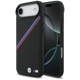 Telefono dėklas iPhone 17 Air juodas MagSafe BMW M Tricolor
