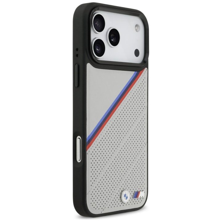 Telefono dėklas iPhone 17 Pro Max pilkas MagSafe BMW M
