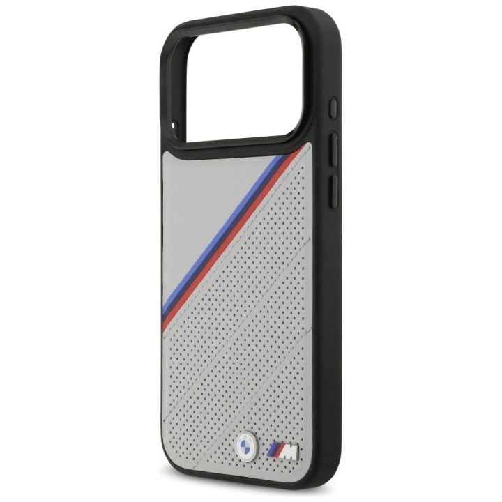Telefono dėklas iPhone 17 Pro Max pilkas MagSafe BMW M