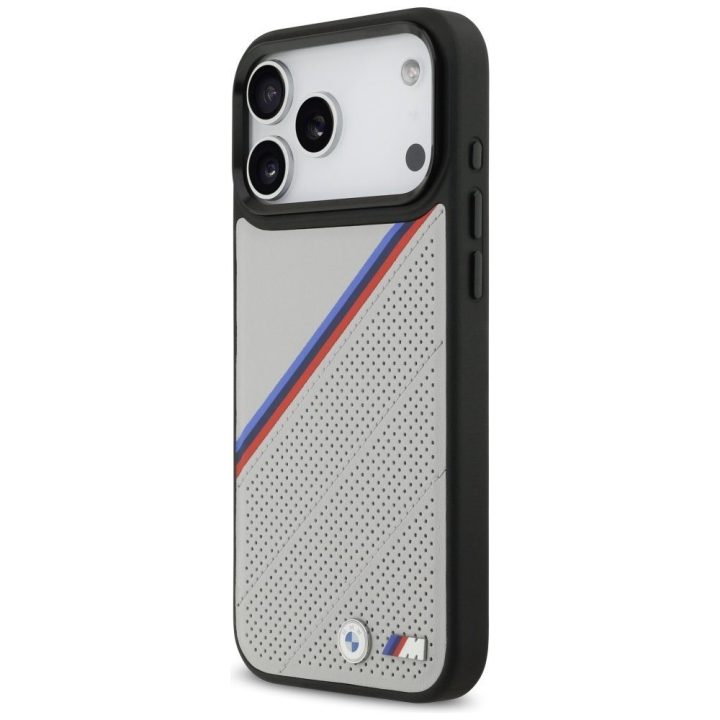 Telefono dėklas iPhone 17 Pro Max pilkas MagSafe BMW M
