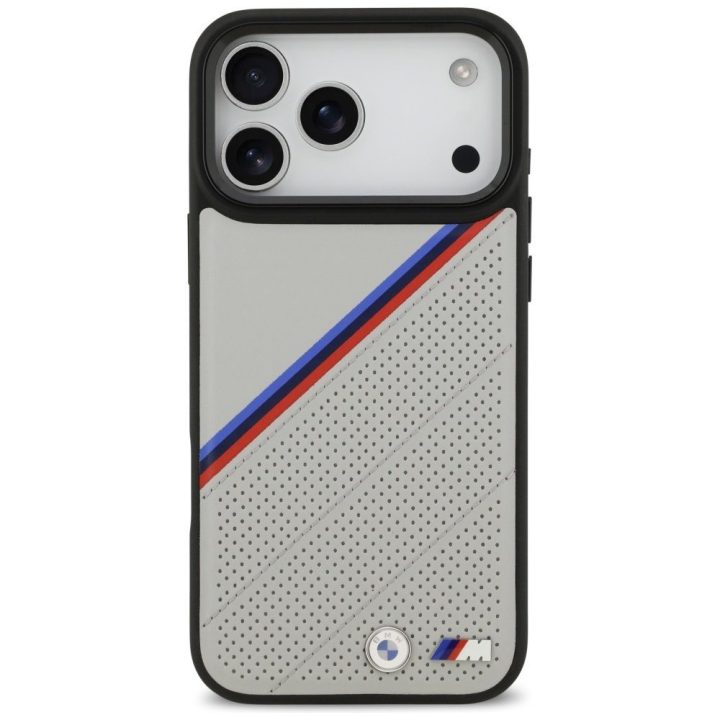 Telefono dėklas iPhone 17 Pro Max pilkas MagSafe BMW M