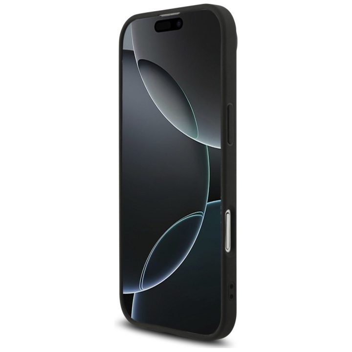 Telefono dėklas iPhone 17 Air juodas 4G logotipas Guess