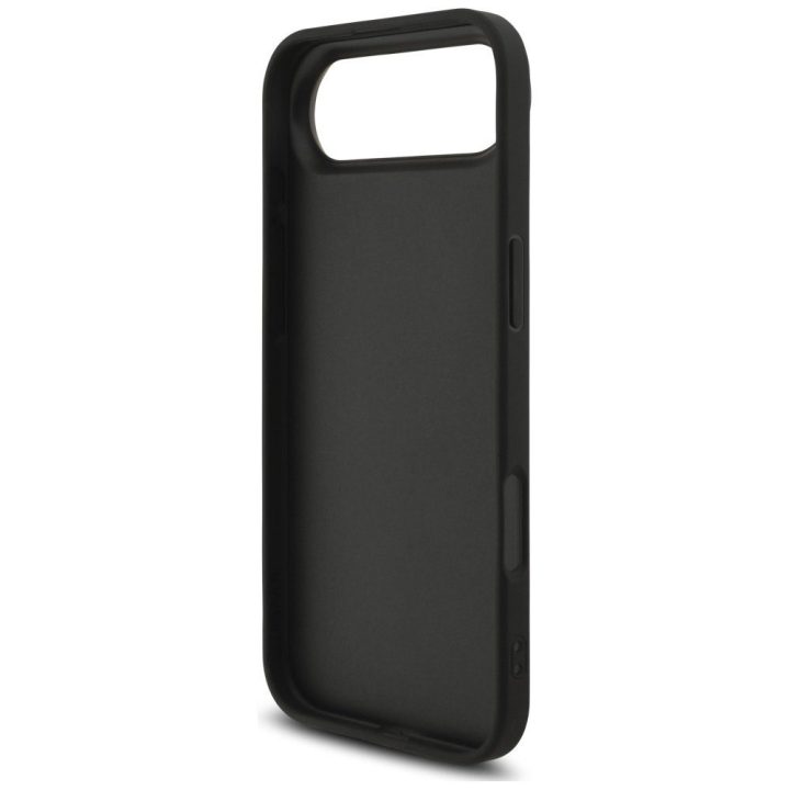 Telefono dėklas iPhone 17 Air juodas 4G logotipas Guess