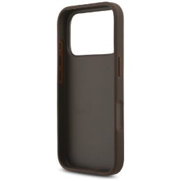 Telefono dėklas iPhone 17 Pro rudas margintas Guess