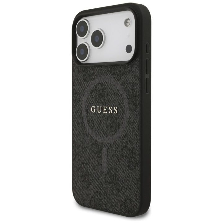 Telefono dėklas iPhone 17 Pro Max juodas MagSafe Guess