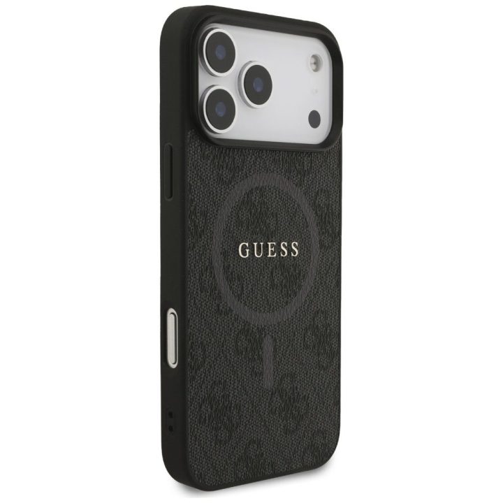 Telefono dėklas iPhone 17 Pro Max juodas MagSafe Guess