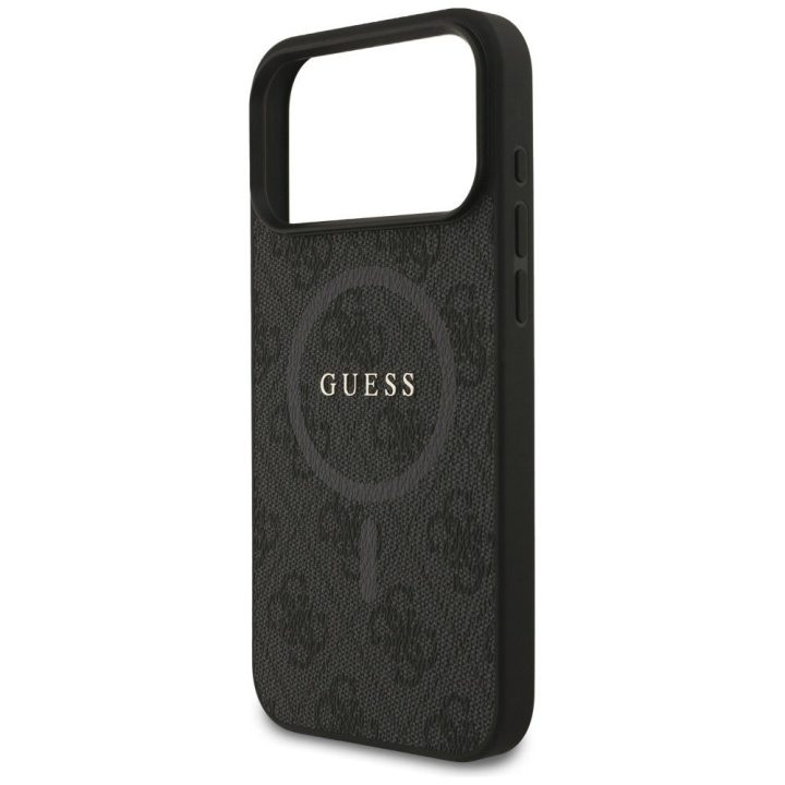 Telefono dėklas iPhone 17 Pro Max juodas MagSafe Guess