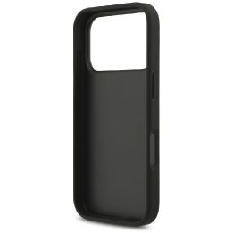 Telefono dėklas iPhone 17 Pro juodas 4G logotipas Guess