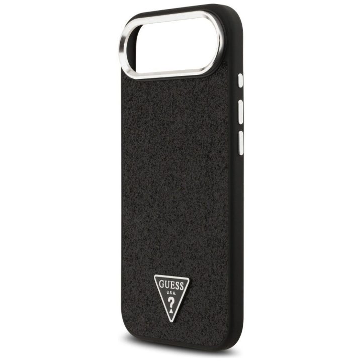 Telefono dėklas iPhone 17 Air juodas blizgus MagSafe Guess
