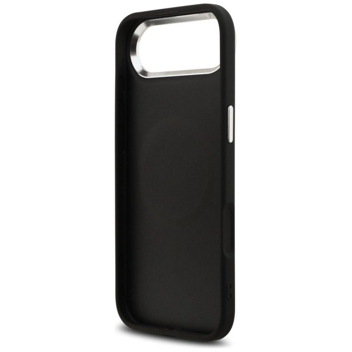 Telefono dėklas iPhone 17 Air juodas blizgus MagSafe Guess