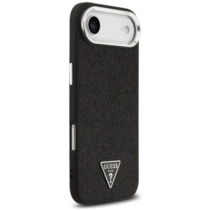 Telefono dėklas iPhone 17 Air juodas blizgus MagSafe Guess