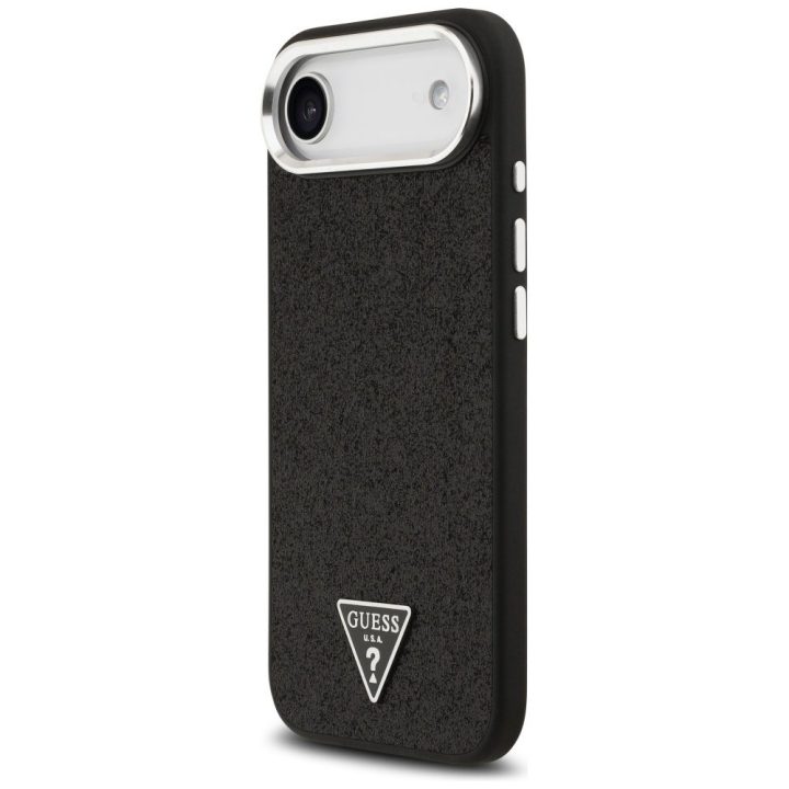 Telefono dėklas iPhone 17 Air juodas blizgus MagSafe Guess