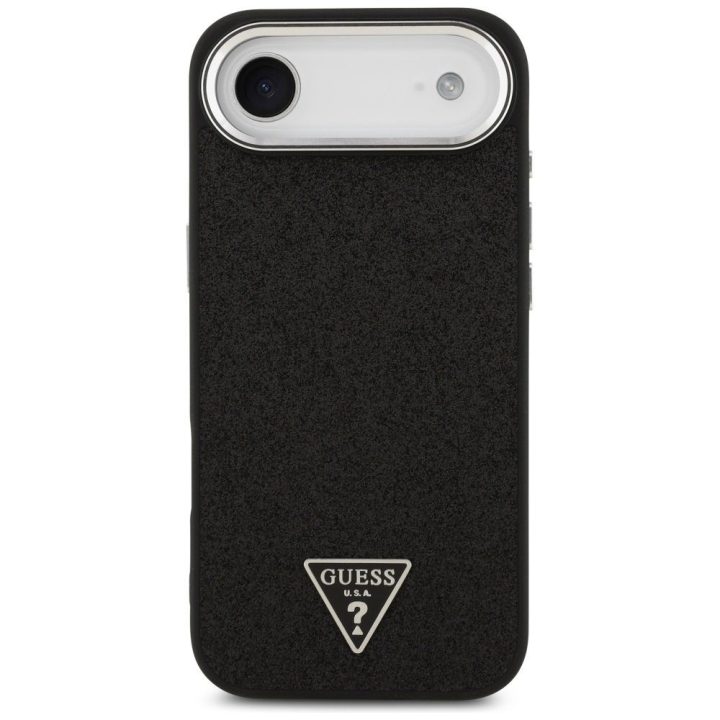 Telefono dėklas iPhone 17 Air juodas blizgus MagSafe Guess